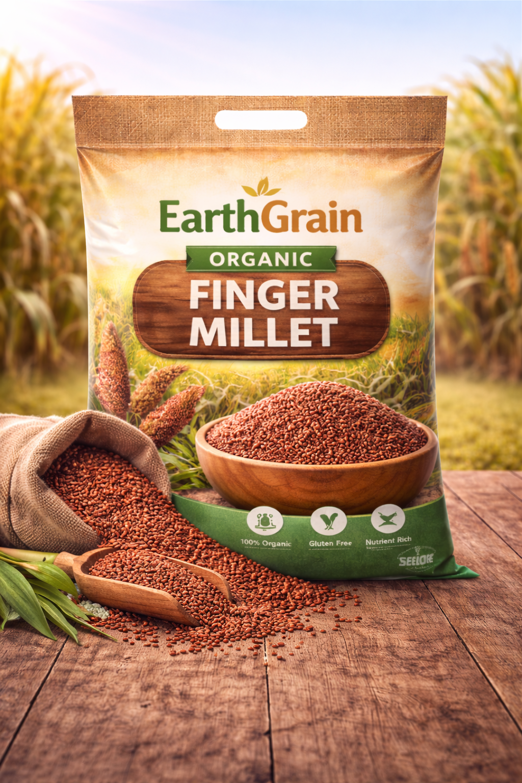 EarthGrain Organic Finger Millet (Ragi)
