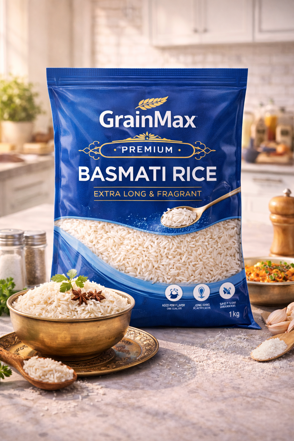 GrainMax Premium Basmati Rice