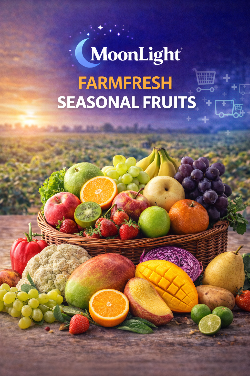 MoonLight FarmFresh Seasonal Fruits