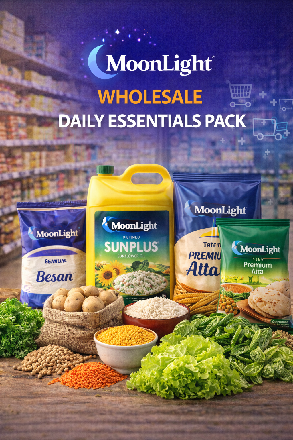 MoonLight Wholesale Daily Essentials Pack